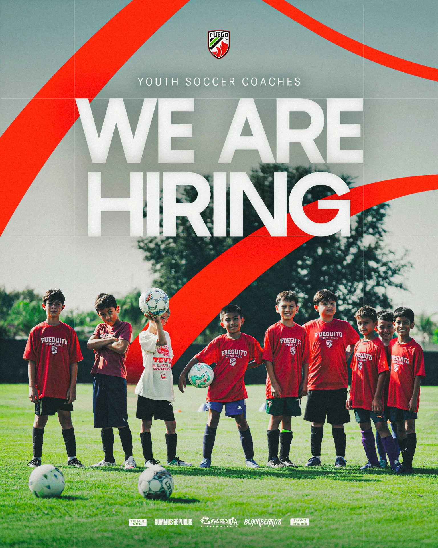 ¡Fuego FC Está Contratando Entrenadores de Fútbol Juvenil!